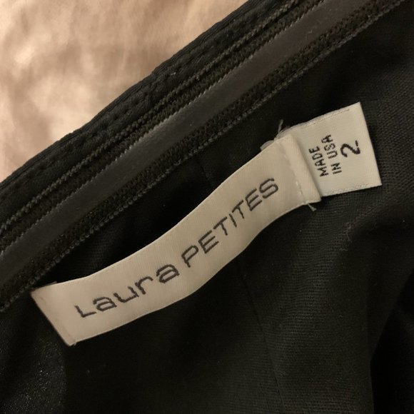 BLACK PARTY DRESS MINI NEW LAURA PETITE - Picture 8 of 9